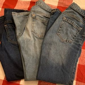 3 pairs of boys Old Navy jeans